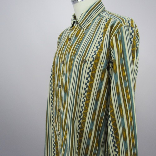 The Territory Ahead Button Up Shirt Men's Large Tall Plaid Corduroy Southwestern - Picture 5 of 11