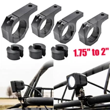 4x Mount Bracket LED Light Bar Clamp Roof Roll Cage 1" 1.5" 1.75" 2"Tube Offroad