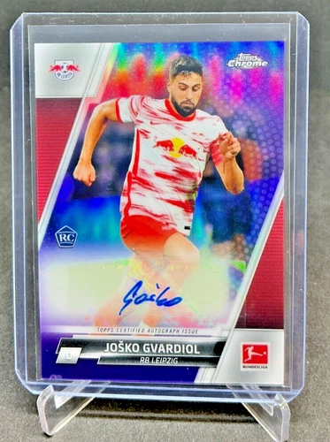 2021/22 Topps Chrome Bundesliga JOSKO GVARDIOL RC Purple Refractor AUTO 192/199