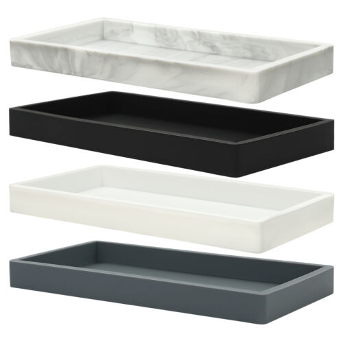 Bathroom Vanity Tray Shatterproof Silicone Bathroom Tray Non-Slip Bathroom - Picture 14 of 72