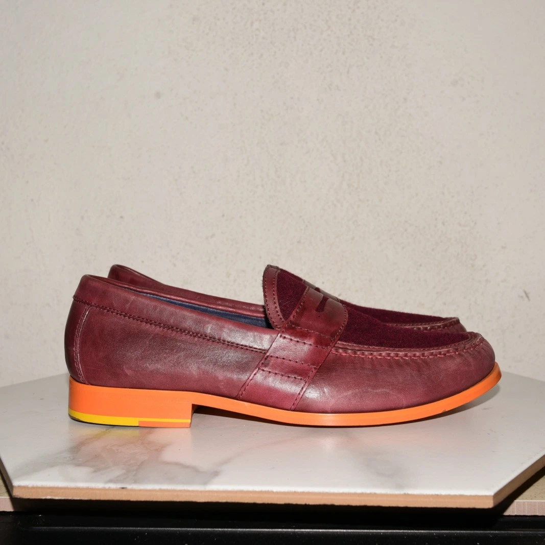 Cole Haan C11176 Purple Suede Penny Loafer Dress Shoe Men\'s 10 M Cole Haan M Purple Casual Shoes for Men for sale | eBay main image 4