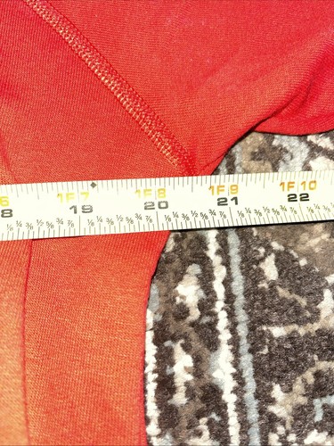 Rare Izod Lacoste Sweatshirt Men XL Red Crew Neck Logo Distressed Vintage 1990s - Picture 11 of 14