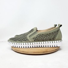 Ilse Jacobsen Tulip 141 Shoes Women 38 Green Slip On Comfort Loafer Sneakers