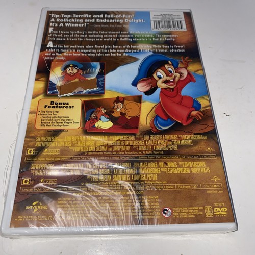 NEW An American Tail / An American Tail Fievel Goes West DVD Family Cartoon - Picture 5 of 12