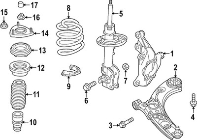 Mt.茶臼　1 Genuine Mazda Strut VC86-34-900A | eBay