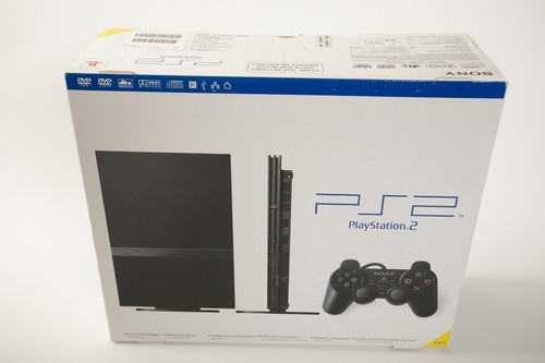 Sony Playstation 2 Slim Neu Open Box (UC1/JSF6) SCPH-70012 Schwarz - Bild 2 von 19