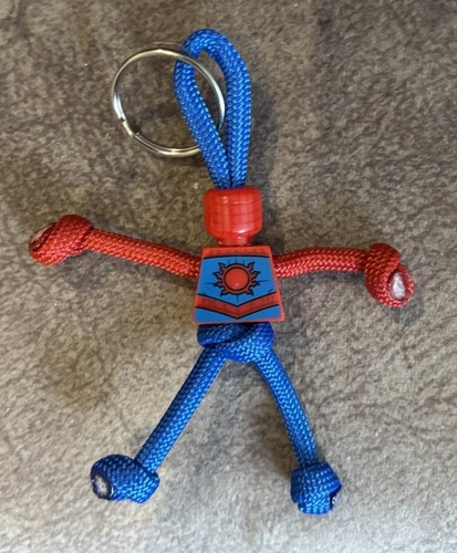 Marvel Spiderman PARACORD BUDDY keyring - HAND MADE IN UK - Picture 2 of 5