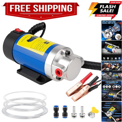 #ad 12V 100W Oil Extractor Pump Engine Oil Extractor for Oil Change Electric Fl... $42.29