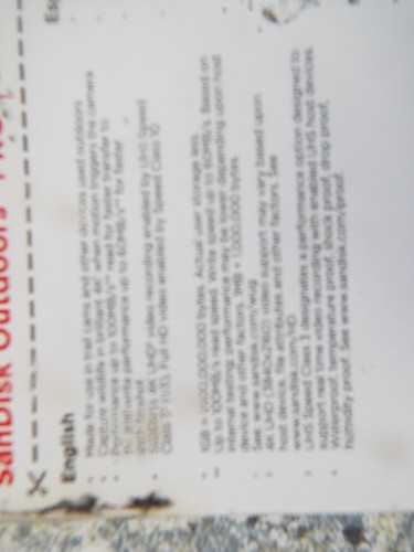 SanDisk Outdoor Pro 2X 32GB SDHC - Picture 7 of 14