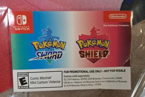 Pokemon Schwert und Schild Stoff Wandbanner - Nintendo Switch *NEU, SIEHE BESCHREIBUNG* - Bild 4 von 5