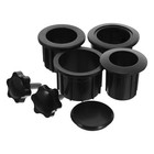 7 Pcs Patio Umbrella Parasol Pole Fastening Cap Stand Sleeve Replacement 
