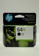 HP 64XL Black Ink Cartridge N9J92AN Genuine OEM EXP: 11/2027