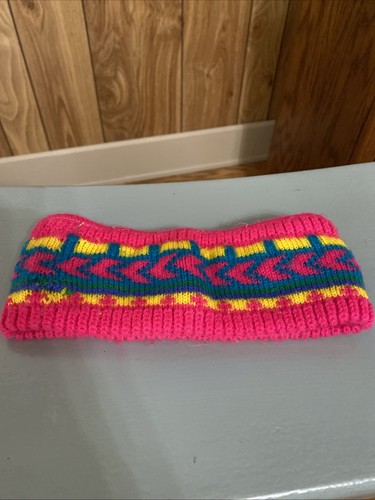 Vintage 80s Style Ear Warmer Headband Ski Retro Girls