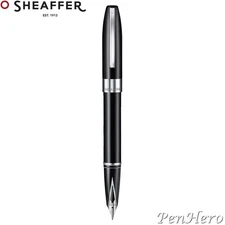 Sheaffer Legacy Glossy Black Fountain Pen Medium with FREE Leather Pouch