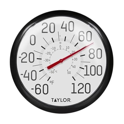 Big and Bold Wall Thermometer, Indoor Outdoor Thermometer, Wireless Thermometer
