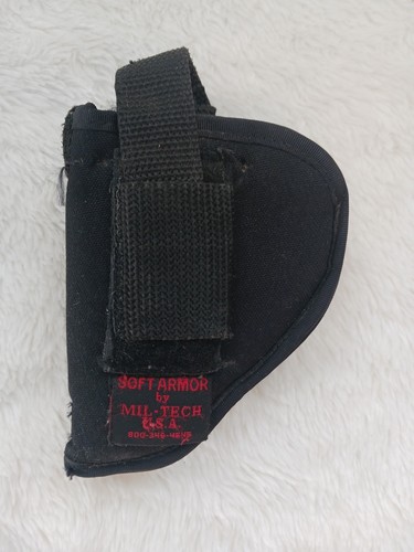 Soft Armor by Mil-Tech Hüftholster rechte Seite #15 schwarz Nylon Made in USA - Bild 1 von 5