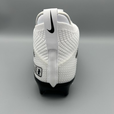 Nike Alpha Menace Elite 4 Football Cleats White/Black Men display picture 3
