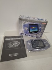 BOXED GLACIER NINTENDO GAME BOY ADVANCE CONSOLE CLEAN AND TESTED