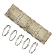 Motorcycle Exhaust Heat Shield 6" x 24.4" Titanium Exhaust Heat Guard Shield
