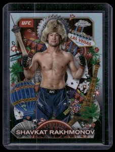 2025 Topps Chrome UFC #TNS-9 Shavkat Rakhmonov Titans