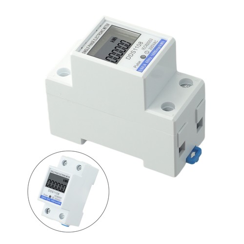 Single Phase LCD Electric Energy Meter KWH Watt Hour Meter 220V 5(60)A 50/60Hz - Picture 10 of 16
