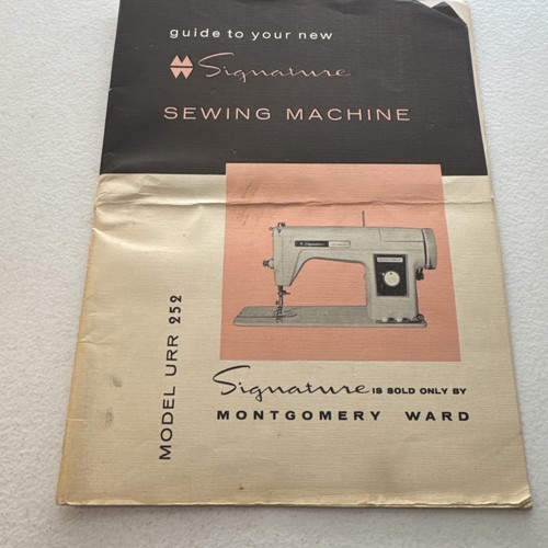 Montgomery Ward Model URR 252 Sewing Machine Manual Vintage - Picture 2 of 13
