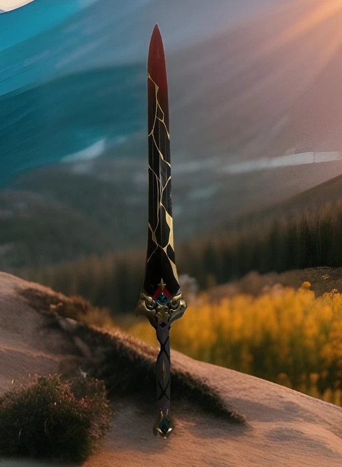 Damdos Prop 40 Espada Star Rail Staff Cosplay Arma, Yanqing Cosplay Espadas Anime Foto 2 de 3