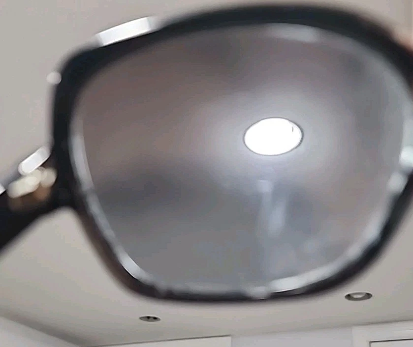 Gafas de sol Coach S2029 negras grises cuadradas de gran tamaño 125 mm Foto 4 de 4