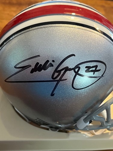 Eddie George Signed Ohio State Buckeyes Mini Helmet JSA COA CE73951 Titans - Picture 9 of 9