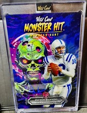 🔥2025 1/1 Peyton Manning 4x6 Mammoth 🔥Zombie Monster Hit Colts🔥