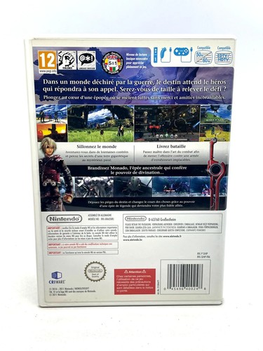 Xenoblade Chronicles Nintendo Wii PAL ENGLISH TESTED & AUTHENTIC Complete - Picture 3 of 3
