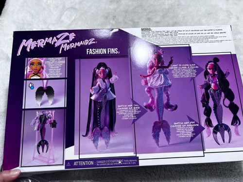 Juego de muñecas Mermaze Mermaidz cambio de color moda aletas - Imagen 3 de 3