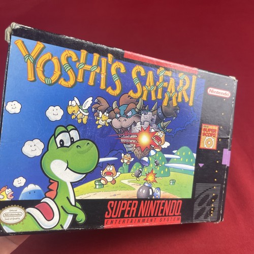 Yoshi's Safari (Super Nintendo SNES 1993) With Box! - Picture 8 of 14