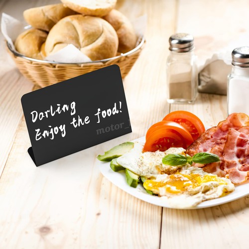 Mini Kreidetafel Set, 16 Stück Mini Tafeln zum für Events, Hochzeiten, Cafés - Bild 5 von 10