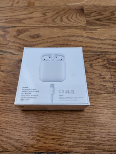 Apple AirPods 2ème génération avec étui de charge MV7N2AM/A "NEUF & SCELLÉ" - Photo 2 sur 2