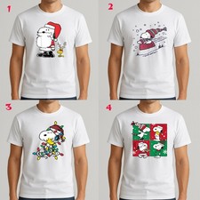 Peanuts - Snoopy Merry Christmas Holiday T-Shirt S-4XL