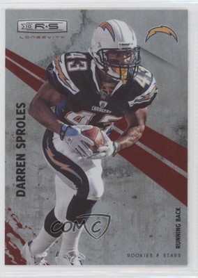2010 Panini Rookies & Stars Longevity Ruby 44/100 Darren Sproles #121 0af