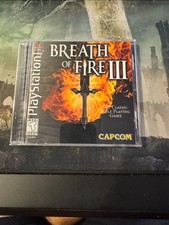 PS1 Breath of Fire III CIB Mint Disc with Reg Card