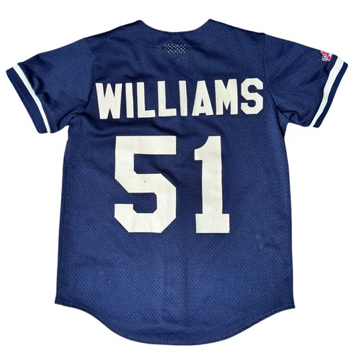 Vtg Majestic MLB 90s New York Yankees Bernie Williams 51 Baseball Jersey Youth L - Picture 2 of 9