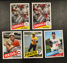 2020 Topps Baseball 1985 35th Anniversary Lot of 5 Cards (1 Dupe) NM/MT