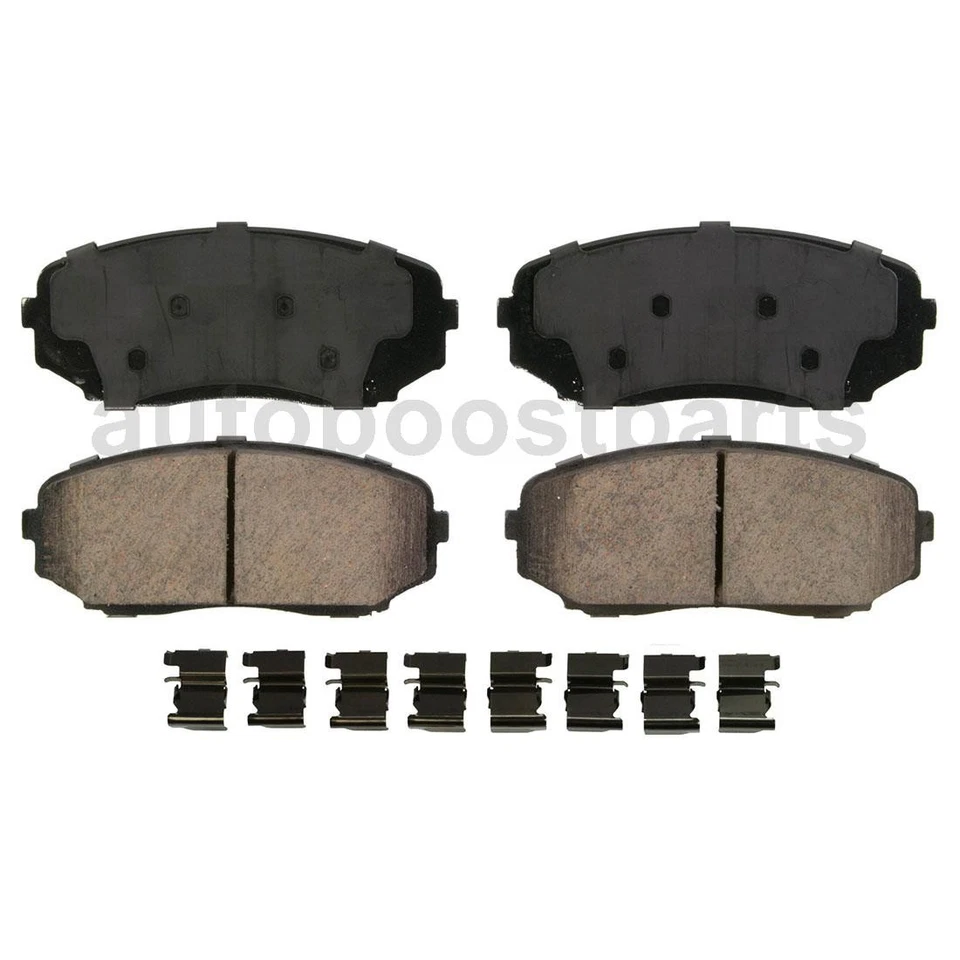 Juego de pastillas de freno de disco delanteras traseras para Ford Edge 2011-2014 Foto 2 de 4