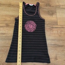 Top Jockey Femme Taille M - Noir, Côtes, Style Y2K Emo Punk Vintage, Parfait état