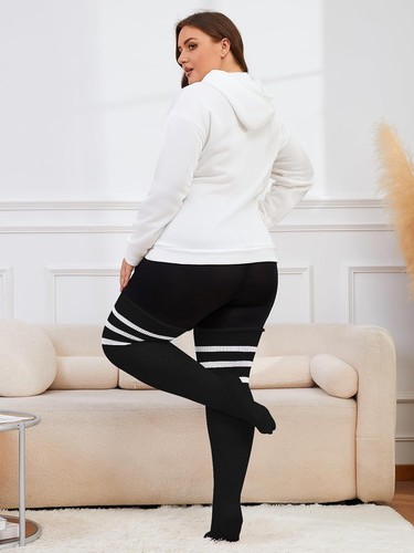 Vielseitige Overknee-Socken in Übergröße für Damen - perfekt für jeden Anlass - Bild 8 von 8