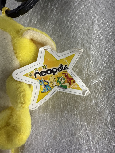 McDonald's Happy Meal Toy Yellow Meerca Plush Neopets PetPet With Hanger Collect - Picture 5 of 13