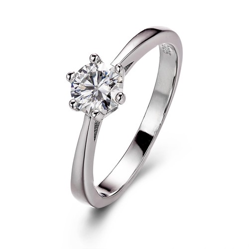 Full Oval Cut Moissanite Eternity Rings S925 Silver D Color 3*5mm Wedding Band - Picture 25 of 25