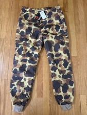 Vtg 80s LL Bean Quilted Duck Camo Pants Thinsulate Made in USA Mens L Fits 36 DS