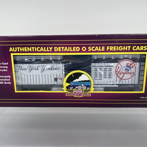 MTH Premier 20-93285 MLB New York Yankees World Series 40’Boxcar O New Baseball - Picture 12 of 15