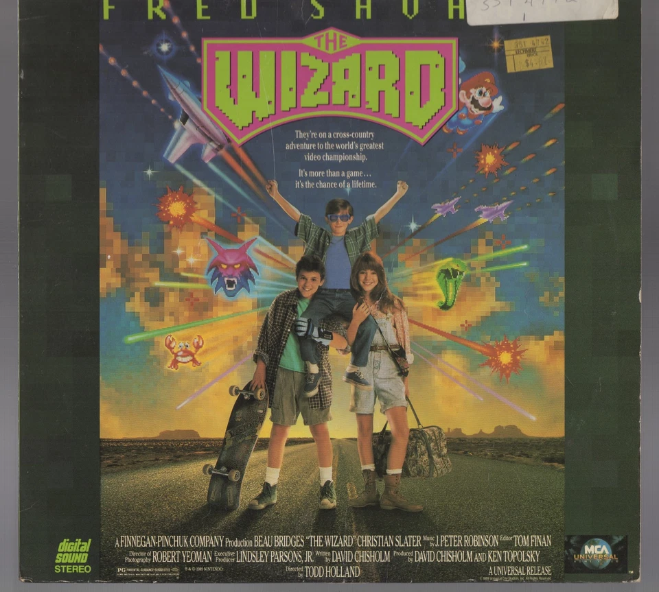 Orig 1989/1990 THE WIZARD Laserdisc Movie Nintendo 80's Video Game Cult Classic - Image 2 of 4