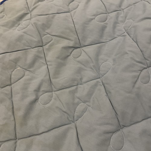 Hand & Machine Eight Point Star Flower Quilt Sewn 100 X 102 Vintage Folk Art - Picture 5 of 11