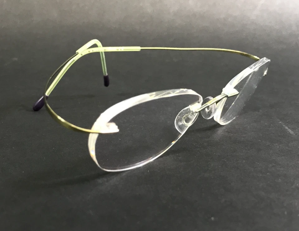 Monturas de gafas Silhouette M6460/45 6052 verde titanio sin montura 48-20-140 Foto 2 de 4